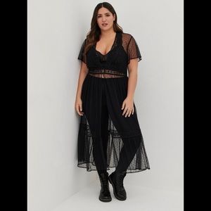 TORRID Button Waist Maxi Kimono